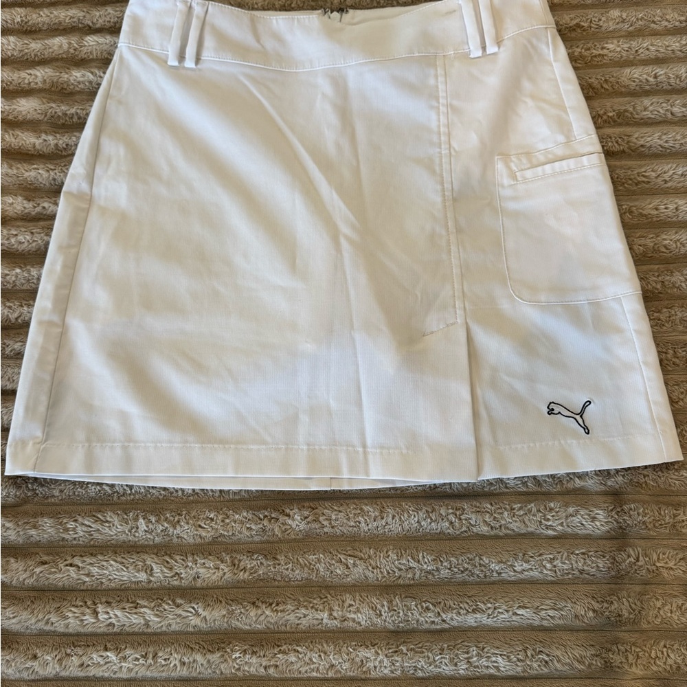 Puma Women's Classic White A-Line Skirt